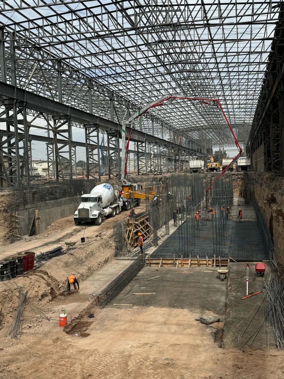 Obra industrial C3000 Concretos